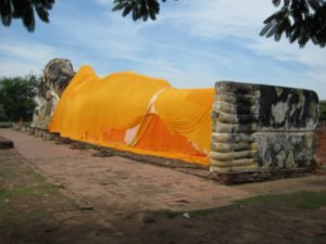 Reclining Buddha in Ayutthya