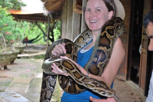I'm feeling a little more relaxed with my python friend