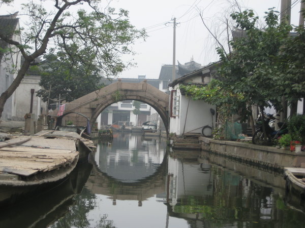 one of Zhouzhuang's many bridges