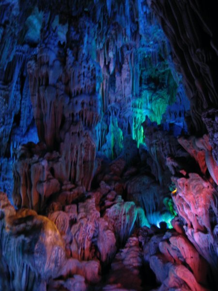 neon caves in Guilin