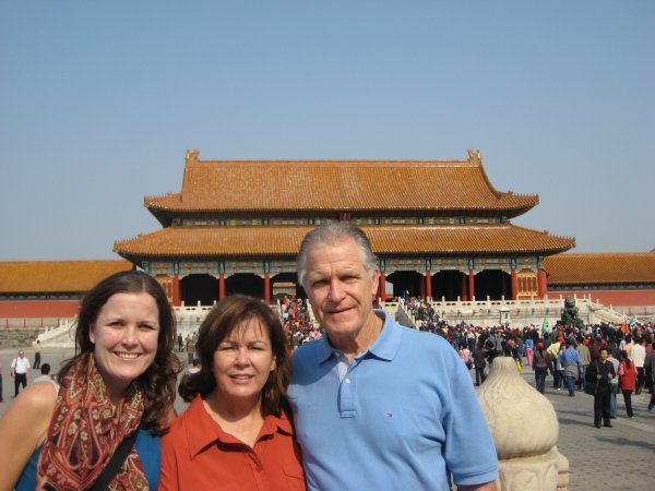 me, mom & dad at the Forbidden City
