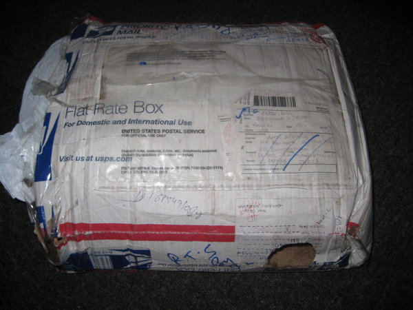 the package that traveled around the world!