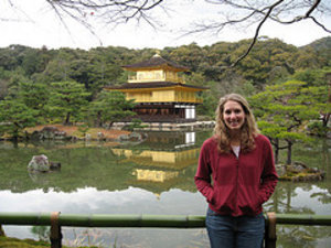 the beautiful Golden Temple in Kyoto