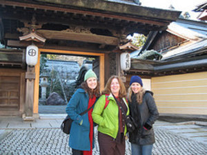 our new friend Susan in front of the Ekoin Temple
