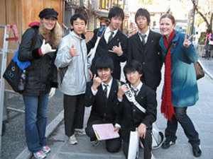Japanese high school boys