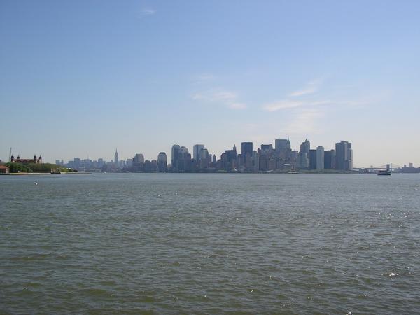 Manhattan and ellis islands