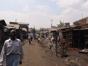 Slum area in Nairobi 