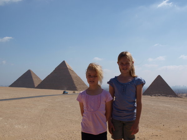 The girls and the Pyramids