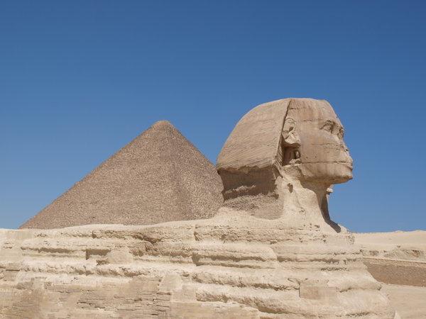 Sphinx and the Pyramid