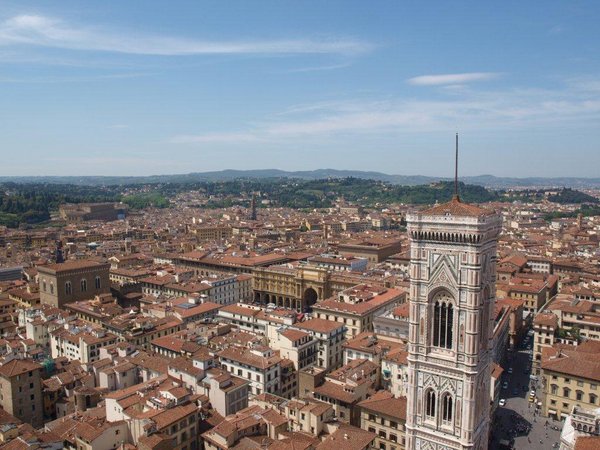 View from the top of the Duomo