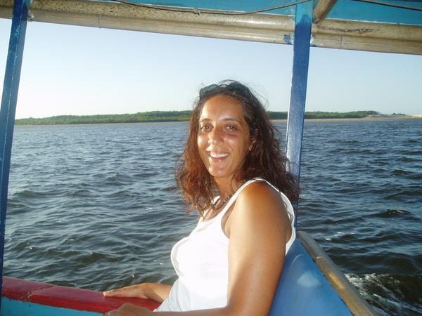Gina on the boat ! 