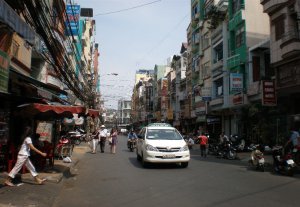 In the streets of Saigon