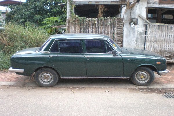 Old car in Vientiane