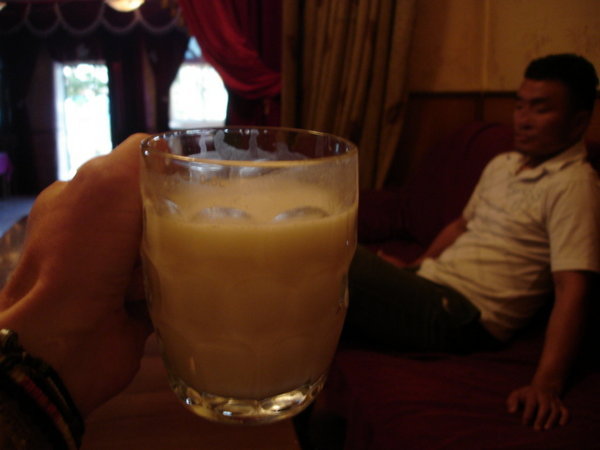 Airag - fermented mare's milk... NOT recommended.