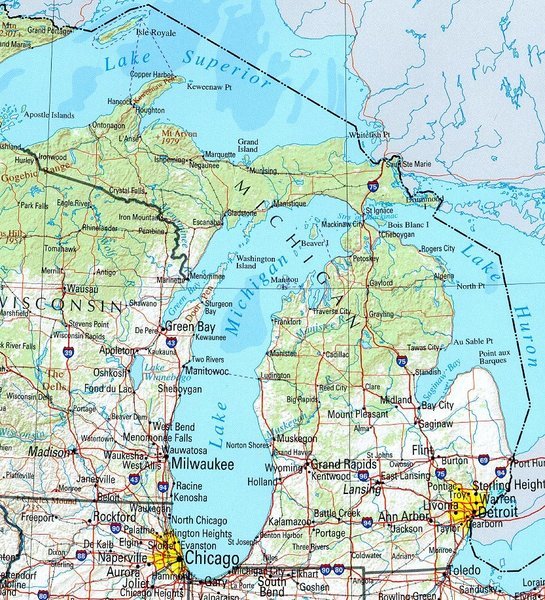 El Mapa de Michigan