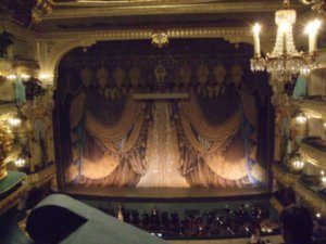 Curtain in the Mariinsky Theater