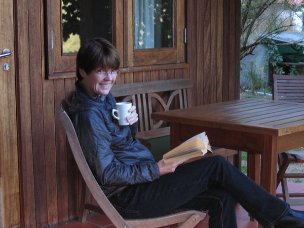 Coffee on our porch