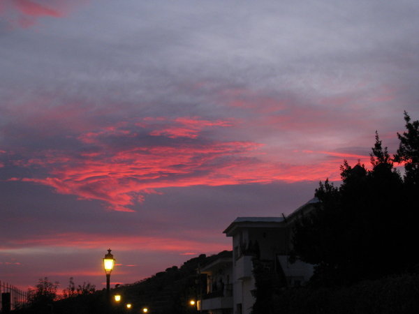 Sunset in the Alpujarras