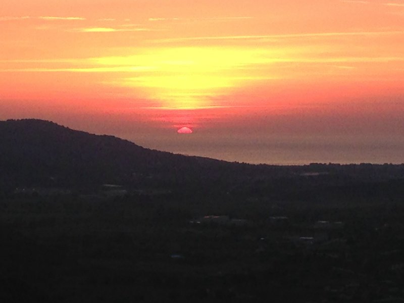 Our last Italian sunset