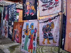 Batik drying room