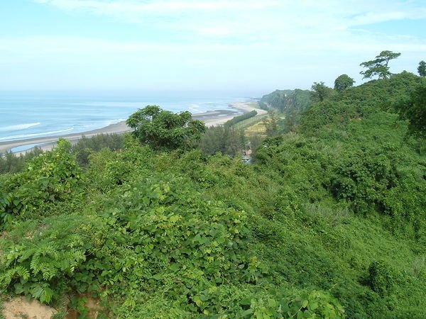 view from hill top