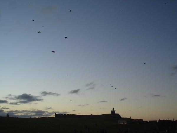 Kites over Campo del Morro