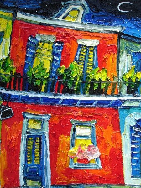 New Orleans oil painting