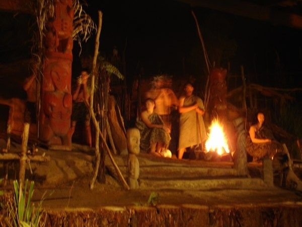 Maori experience at Mitai village