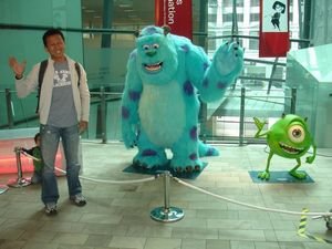 Sullivan and Mike from Monsters, Inc.