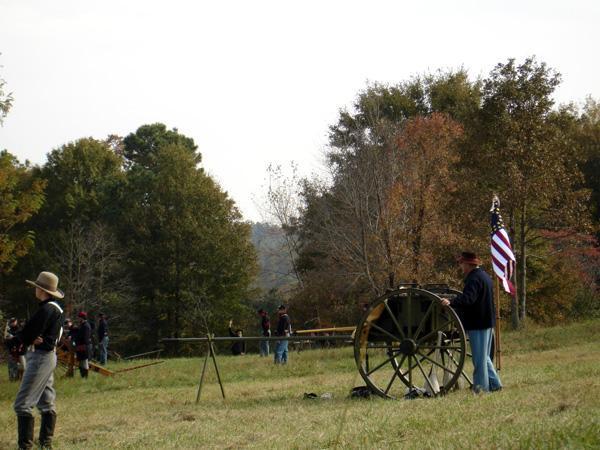 Union artillery