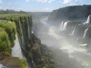 Half of the Iguazu Falls