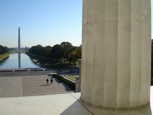 Lincoln Memorial pillars