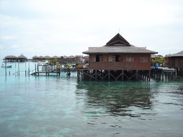 Resort auf Insel Mabul