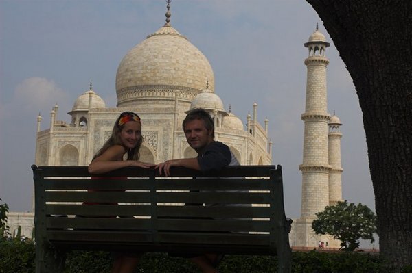 Happy Snap at the Taj