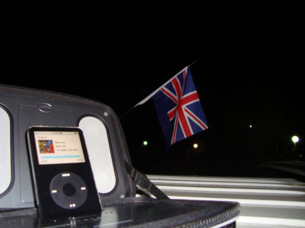 British flag installed