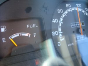 Running on empty in the outback!