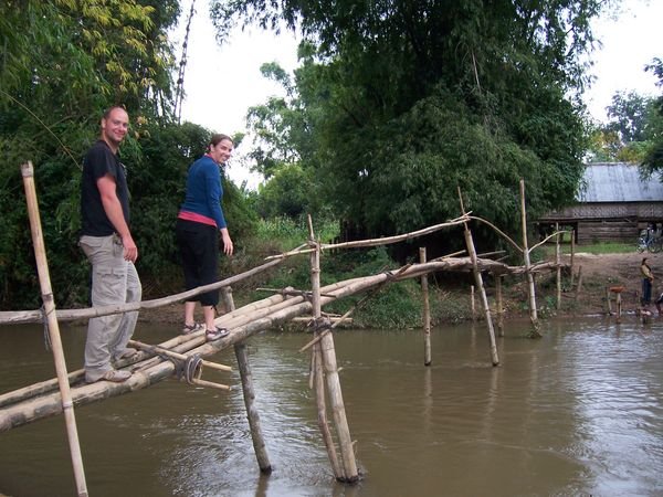 bridge in Mhong village