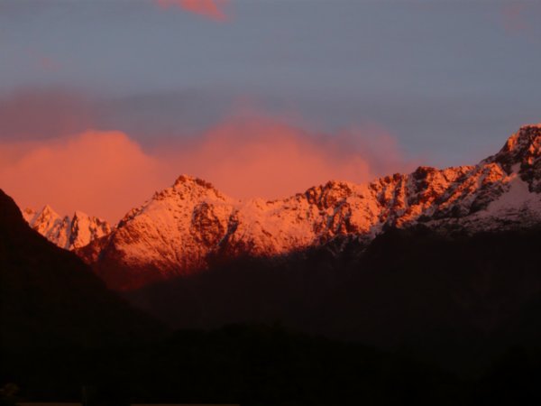 Mt Cook at sunset
