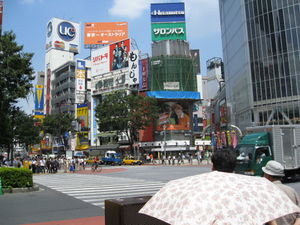 Shibuya in the morning