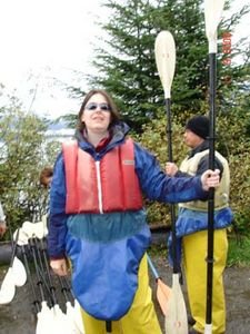 Paddle in hand - Juneau