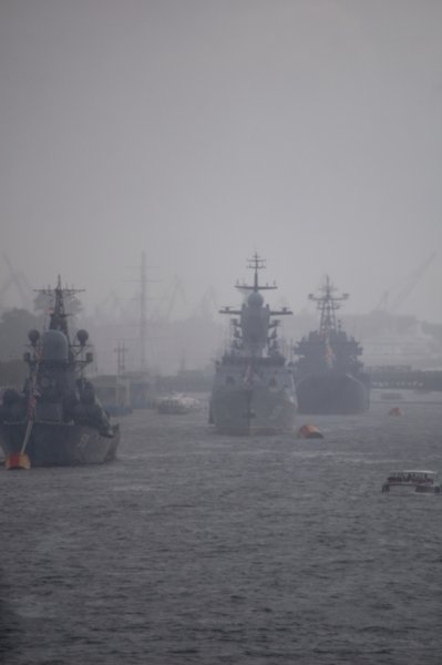 Naval Ships on Neva