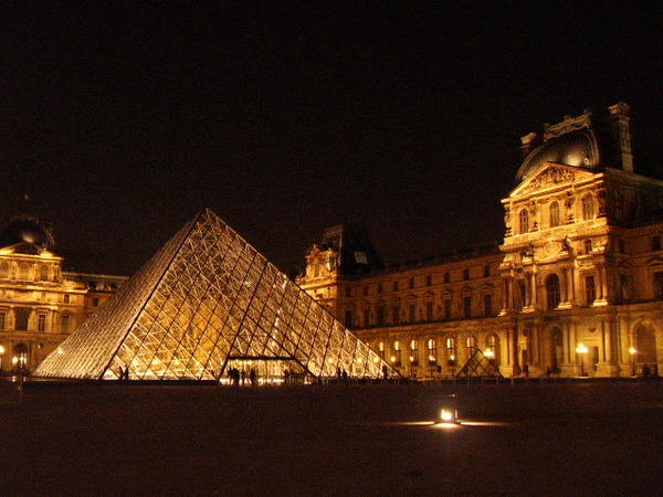 The Louvre Museum at Night, Paris
