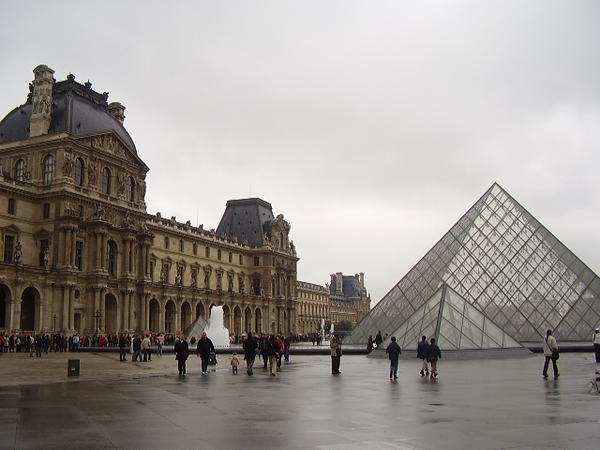 Entrance to the Louvre Museum, Paris