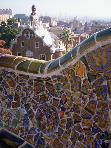 Gaudi's Tilework & Architecture, Guell Park, Barcelona