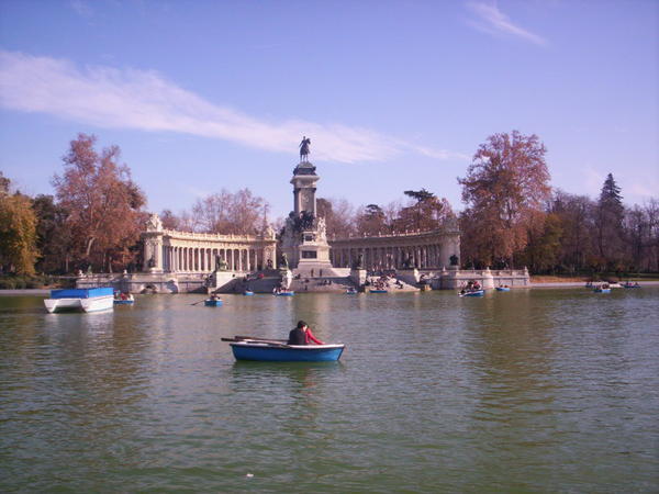 The Lake in Buen Retiro Park, Madrid