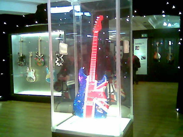 Rock Collection Guitar Exhibit, Harrods