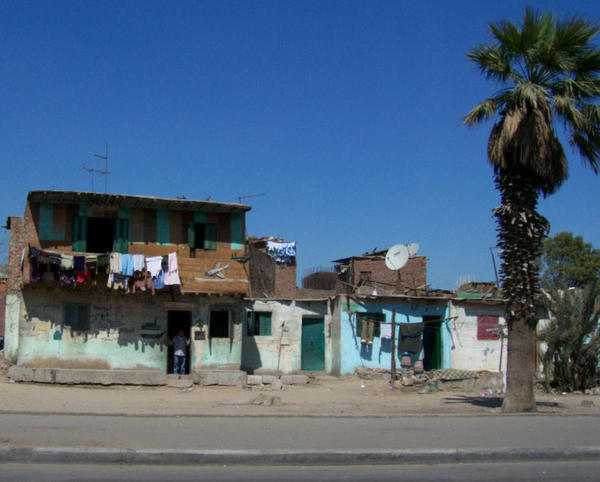 Slum Housing, Nile Riverside, Cairo