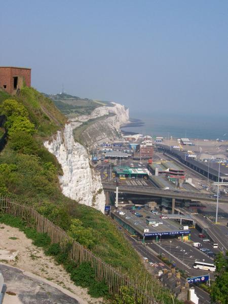 White Cliffs of Dover (& ferry terminals), Admiralty Lookout, Dover ...