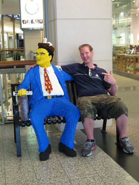 Vaughan with a Lego Friend, Chicago
