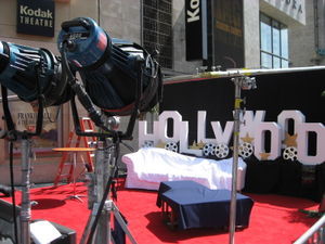 Foreign Chat Show Set, Hollywood Blvd